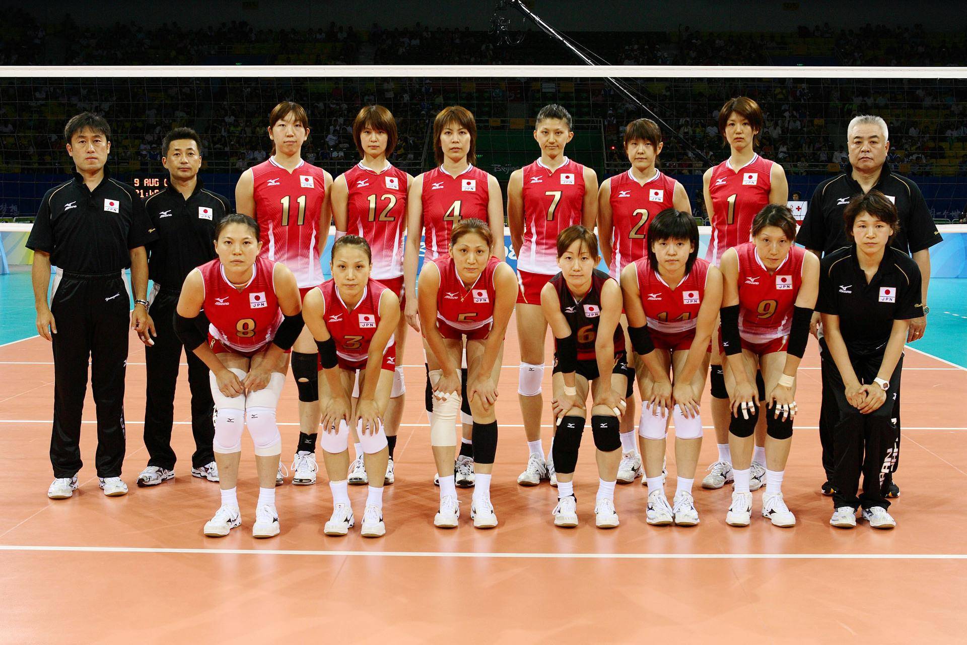 Đội hình bóng chuyền nữ Nhật Bản có chiều cao hạn chế